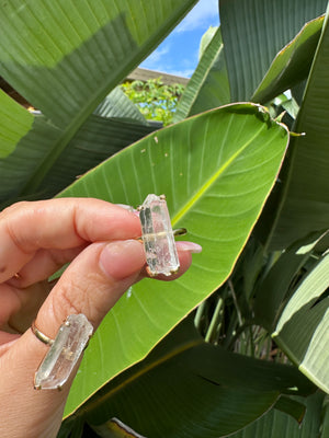 
                  
                    Lemurian Quartz Single Band Ring - Gold
                  
                