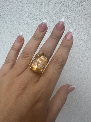 
                  
                    Citrine polished Cuff rings - Gold
                  
                