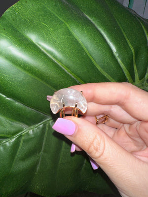 
                  
                    Quartz Moon ring gold wire
                  
                